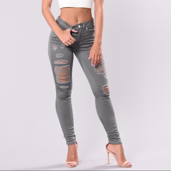 cement color jeans